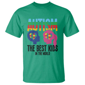 Proud Autism T Shirt The Best Kids In The World TS01 Irish Green Printyourwear