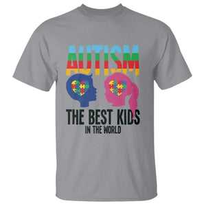 Proud Autism T Shirt The Best Kids In The World TS01 Sport Gray Printyourwear