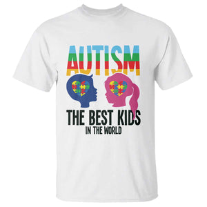 Proud Autism T Shirt The Best Kids In The World TS01 White Printyourwear