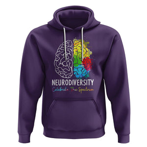 Proud Autism Hoodie Neurodiversity Celebrate The Spectrum TS01 Purple Printyourwear