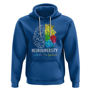 Proud Autism Hoodie Neurodiversity Celebrate The Spectrum TS01 Royal Blue Printyourwear