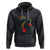 Heart Autism Awareness Hoodie Puzzle Heart Ribbon Support Accept TS01 Black Printyourwear