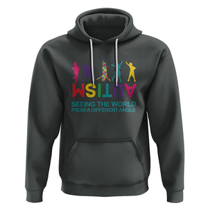 Proud Autism Hoodie Seeing The World From A Different Angle TS01 Dark Heather Printyourwear