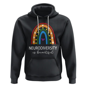 Heart Autism Awareness Hoodie Neurodiversity Is Beautiful TS01 Black Printyourwear