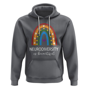 Heart Autism Awareness Hoodie Neurodiversity Is Beautiful TS01 Charcoal Printyourwear