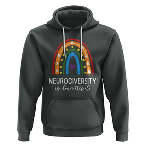 Heart Autism Awareness Hoodie Neurodiversity Is Beautiful TS01 Dark Heather Printyourwear