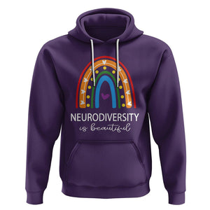 Heart Autism Awareness Hoodie Neurodiversity Is Beautiful TS01 Purple Printyourwear