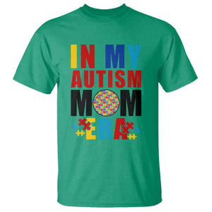 In My Autism Mom Era T Shirt Love Support Puzzle Piece TS01 Irish Green Printyourwear