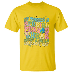 Embrace Autism T Shirt It Takes A Special Person To Hear What A Child Cannot Say TS01 Daisy Printyourwear