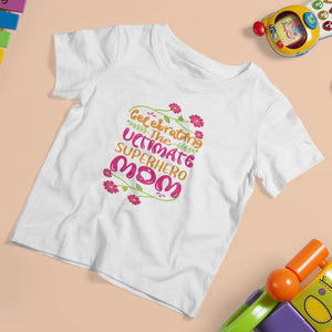 Happy Mother's Day T Shirt For Kid Celebrating Ultimate Super Hero Mom TS01 White Printyourwear