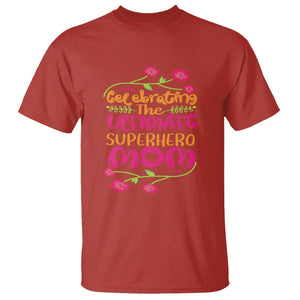 Happy Mother's Day T Shirt Celebrating Ultimate Super Hero Mom TS01 Red Printyourwear