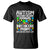 Autism Mom T Shirt It Doesn't Come With A Manual It Comes With A Mother Who Never Gives Up TS01 Black Printyourwear