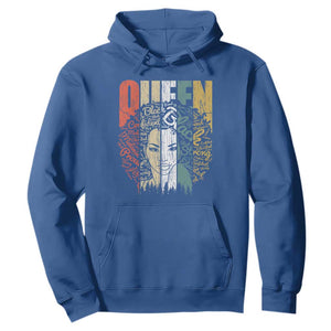 Black History Hoodie For Women Educated Strong Black Queen TS01 Royal Blue Printyourwear