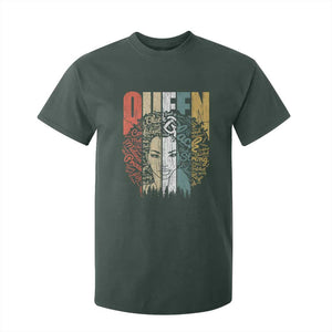 Black History Education T Shirt For Kid For Women Educated Strong Black Queen TS01 Dark Forest Green Print Your Wear