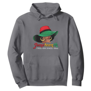 Juneteenth for Women Hoodie Celebrating Black Freedom Day 1865 TS01 Charcoal Printyourwear