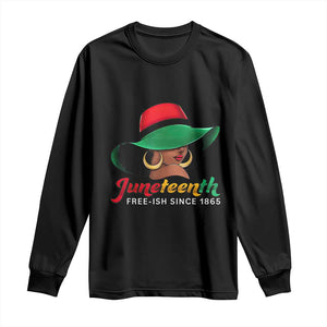 Juneteenth 1865 Long Sleeve Shirt Celebrating Black Freedom Day TS01 Black Print Your Wear