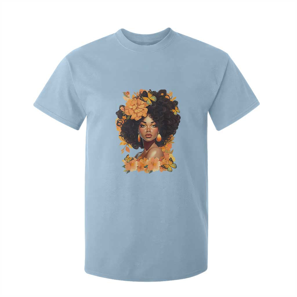 Black Women Unapologetically Dope Juneteenth Black History T Shirt For Kid TS01 Light Blue Print Your Wear