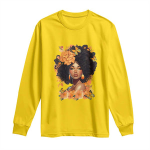 Black Women Unapologetically Dope Juneteenth Black History Long Sleeve Shirt TS01 Daisy Print Your Wear