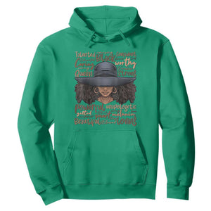 African Black History African American Ladies Juneteenth Hoodie TS01 Irish Green Printyourwear