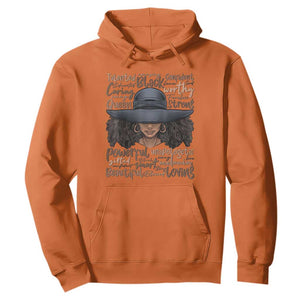 African Black History African American Ladies Juneteenth Hoodie TS01 Orange Printyourwear