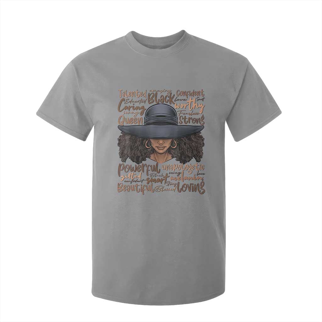 African Black History T Shirt For Kid African American Ladies Juneteenth TS01 Sport Gray Print Your Wear