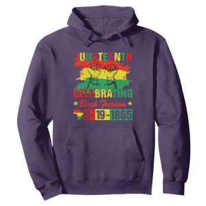 Juneteenth Celebrating Black Freedom 1865 African American Hoodie TS01 Purple Printyourwear