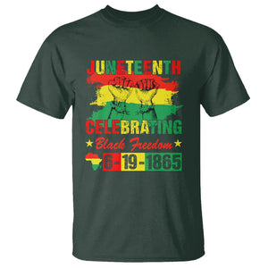 Juneteenth Celebrating Black Freedom 1865 African American T Shirt TS01 Dark Forest Green Printyourwear