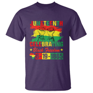 Juneteenth Celebrating Black Freedom 1865 African American T Shirt TS01 Purple Printyourwear