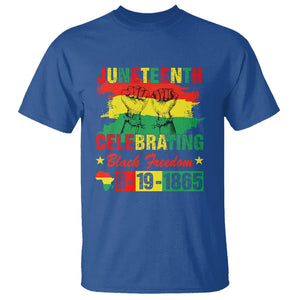 Juneteenth Celebrating Black Freedom 1865 African American T Shirt TS01 Royal Blue Printyourwear