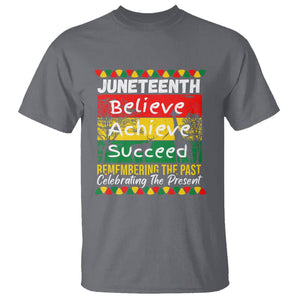 Juneteenth Is My Independence Day Black Pride Melanin T Shirt TS01 Charcoal Printyourwear