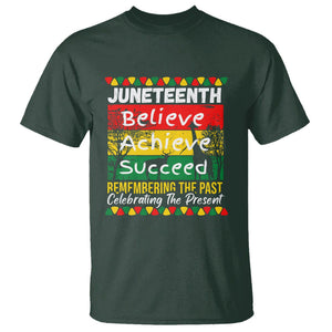 Juneteenth Is My Independence Day Black Pride Melanin T Shirt TS01 Dark Forest Green Printyourwear