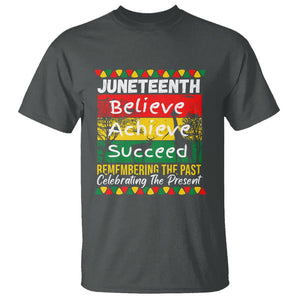 Juneteenth Is My Independence Day Black Pride Melanin T Shirt TS01 Dark Heather Printyourwear