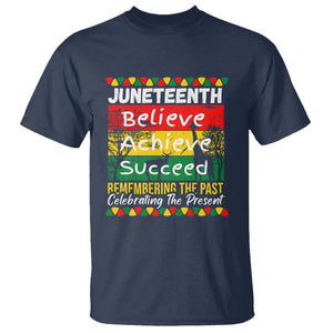 Juneteenth Is My Independence Day Black Pride Melanin T Shirt TS01 Navy Printyourwear