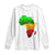 Africa Map Long Sleeve Shirt Green Yellow Red African Pride TS01 White Print Your Wear