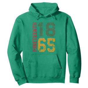 Juneteenth Hoodie Celebrating Freedom In African History Since 1865 TS01 Irish Green Printyourwear