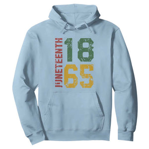 Juneteenth Hoodie Celebrating Freedom In African History Since 1865 TS01 Light Blue Printyourwear