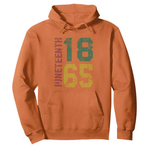 Juneteenth Hoodie Celebrating Freedom In African History Since 1865 TS01 Orange Printyourwear