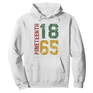 Juneteenth Hoodie Celebrating Freedom In African History Since 1865 TS01 White Printyourwear