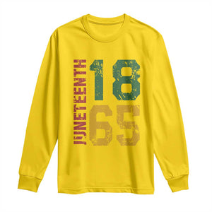 Juneteenth Long Sleeve Shirt Celebrating Freedom In African History Since 1865 TS01 Daisy Print Your Wear