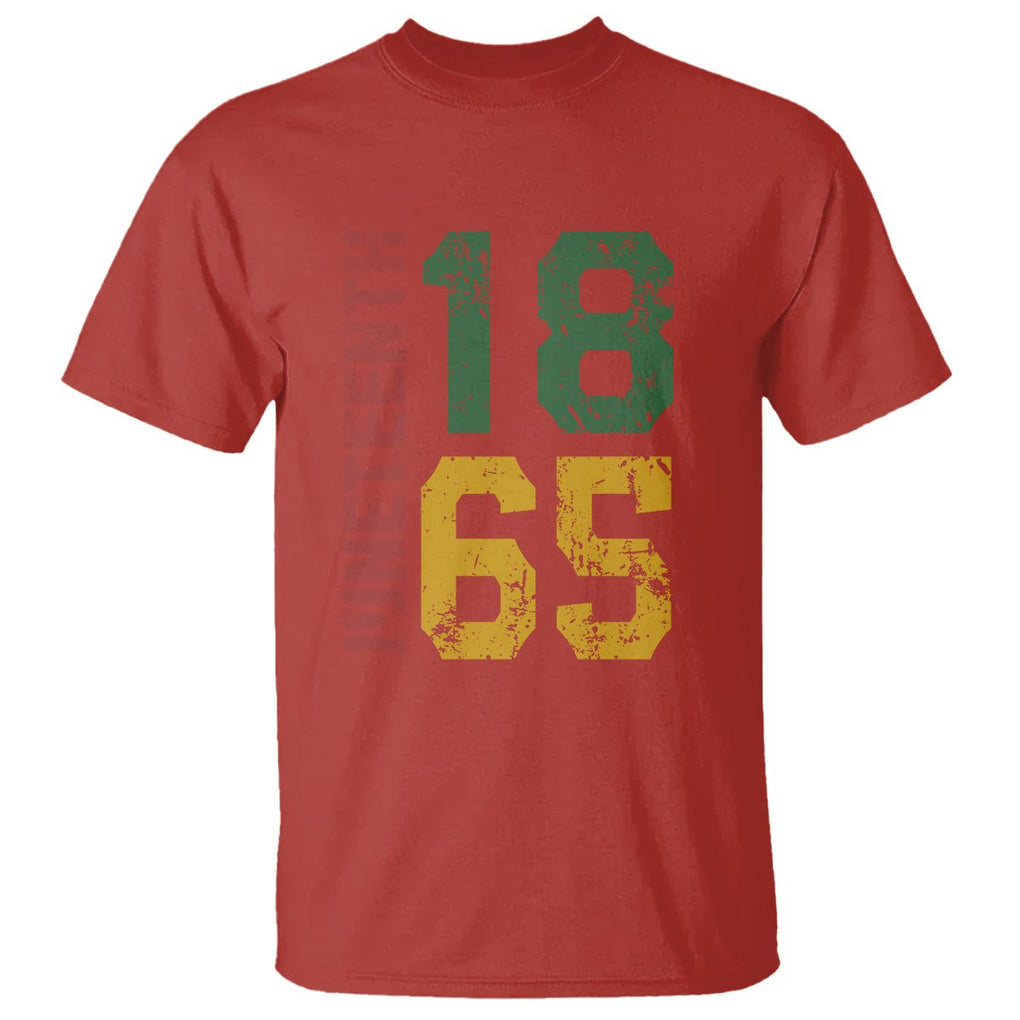 Juneteenth T Shirt Celebrating Freedom In African History Since 1865 TS01 Red Printyourwear