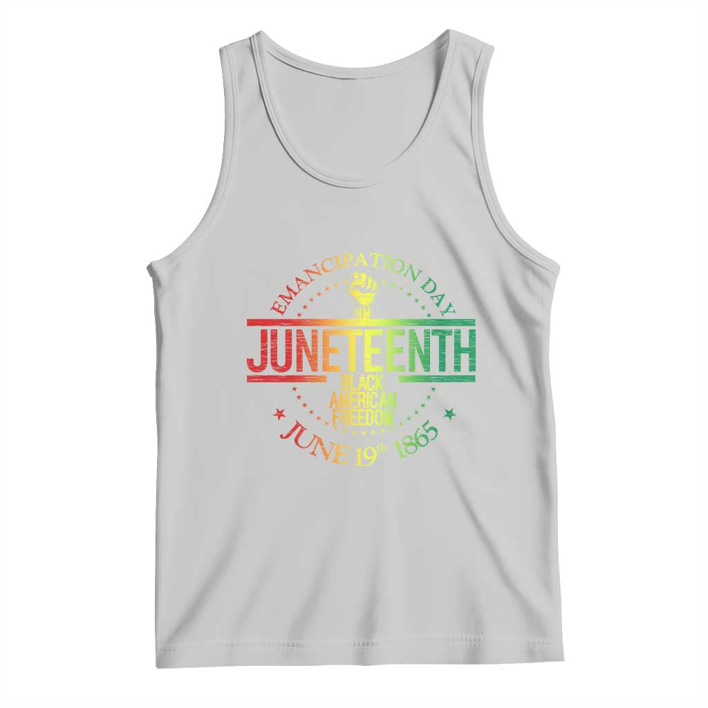 Emancipation Day Juneteenth 1865 Tank Top Black American Freedom History June 19th TS01 Ash Print Your Wear