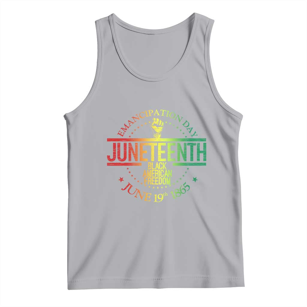 Emancipation Day Juneteenth 1865 Tank Top Black American Freedom History June 19th TS01 Athletic Heather Print Your Wear
