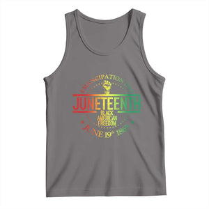 Emancipation Day Juneteenth 1865 Tank Top Black American Freedom History June 19th TS01 Deep Heather Print Your Wear