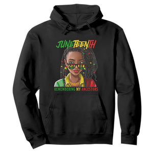 Black Prince Hoodie Juneteenth Loc'd Hair Remembering My Ancestor for Women TS01 Black Printyourwear