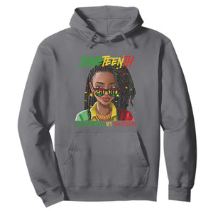 Black Prince Hoodie Juneteenth Loc'd Hair Remembering My Ancestor for Women TS01 Charcoal Printyourwear