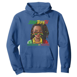 Black Prince Hoodie Juneteenth Loc'd Hair Remembering My Ancestor for Women TS01 Royal Blue Printyourwear