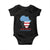 Juneteenth Is My Independence Day Baby Onesie African Woman Not 4th Of July TS01 Black Print Your Wear