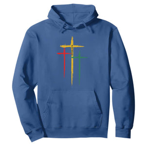 Cross Christian Juneteenth Hoodie African Black Freedom Day 1865 TS01 Royal Blue Printyourwear