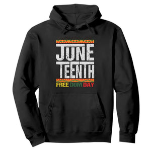 Freedom Day Hoodie Juneteenth Since 1865 Black History Month TS01 Black Printyourwear