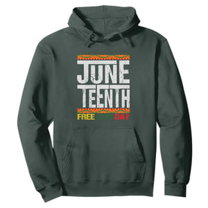 Freedom Day Hoodie Juneteenth Since 1865 Black History Month TS01 Dark Forest Green Printyourwear